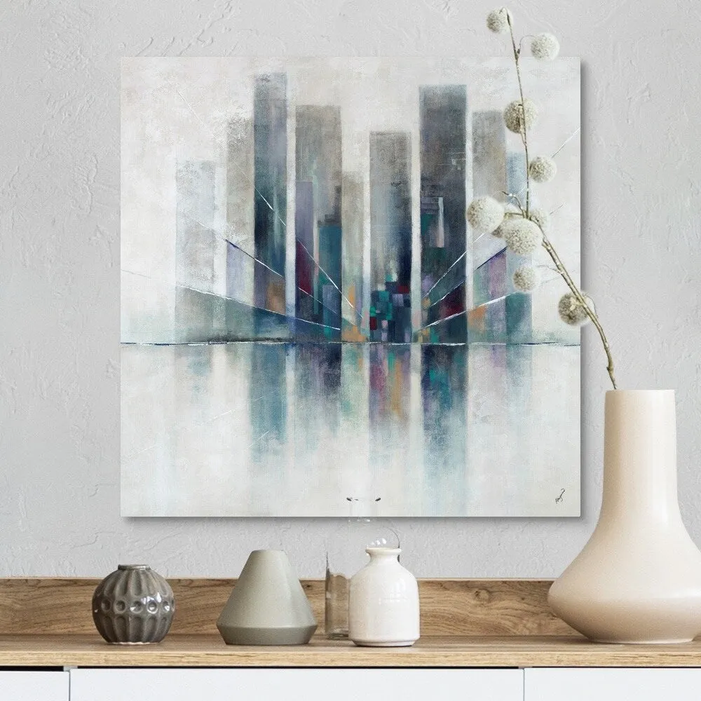 "Bright Metropolis" Canvas Wall Art