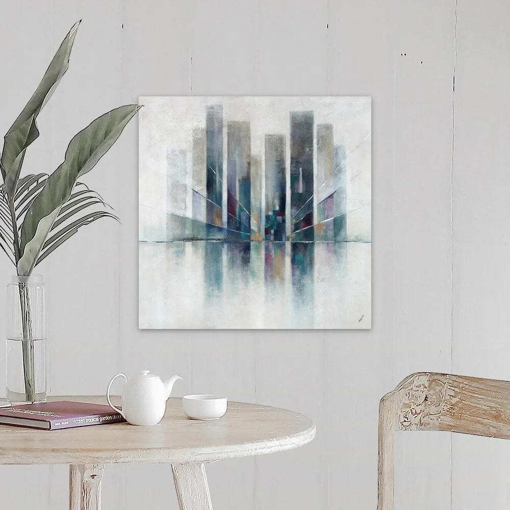 "Bright Metropolis" Canvas Wall Art