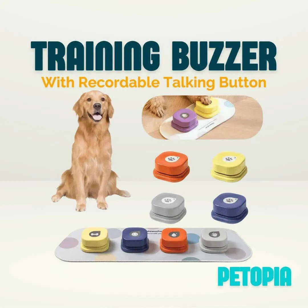 Recordable Talking Training Buzzer for dogs