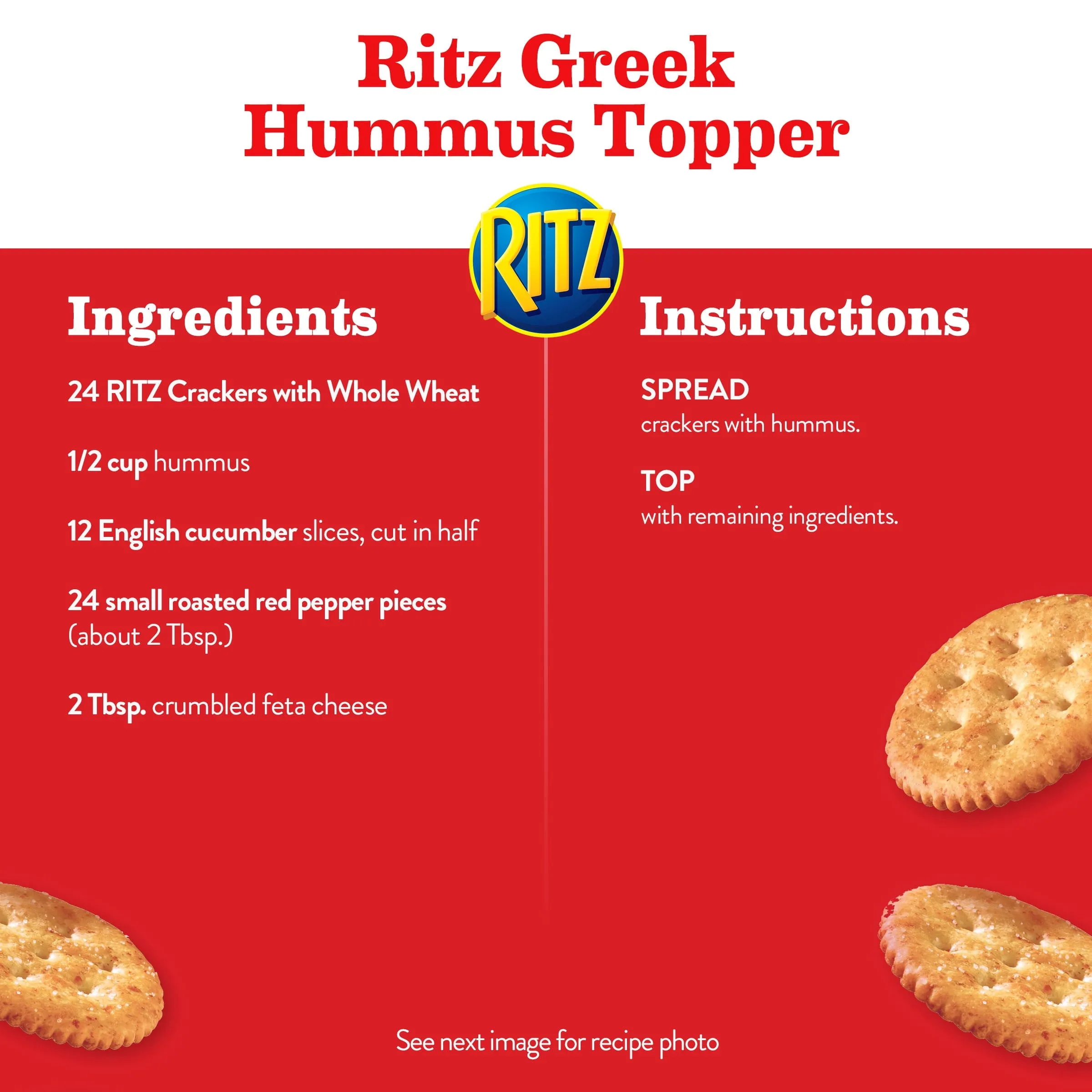 RITZ Fresh Stacks Whole Wheat Crackers, 8 Count, 11.6 oz