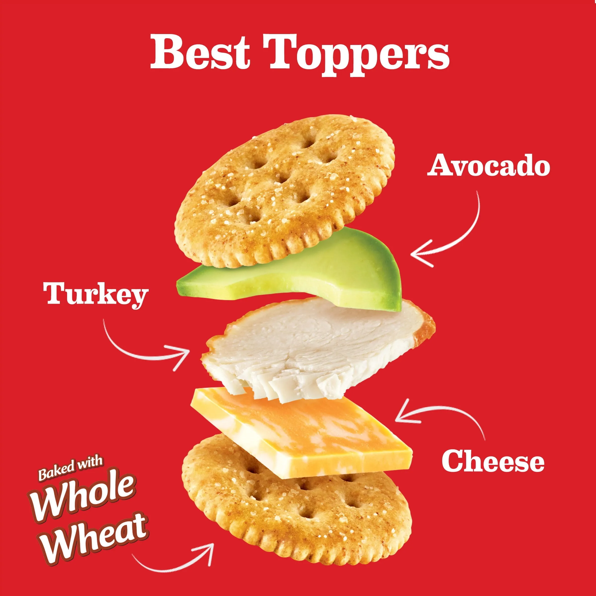 RITZ Fresh Stacks Whole Wheat Crackers, 8 Count, 11.6 oz