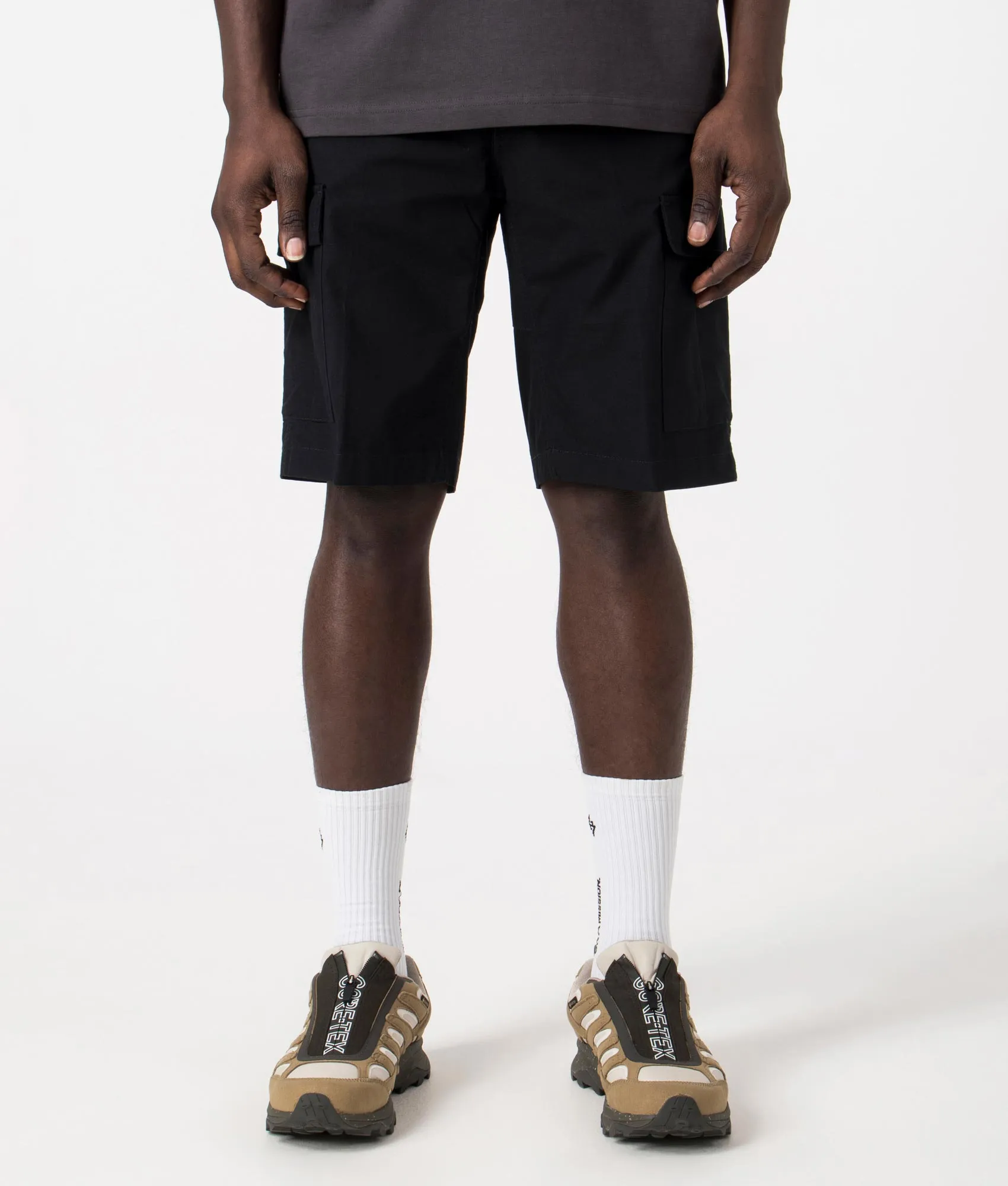 Slim Fit Aviation Cargo Shorts