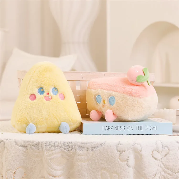 Small Fluffy Plushie Cushion | Strawberry Cake