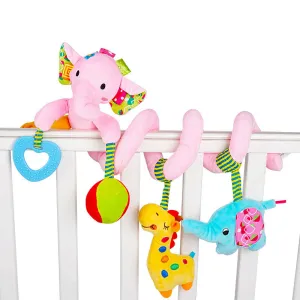 Sozzy Activity Spiral - Pink Elephant