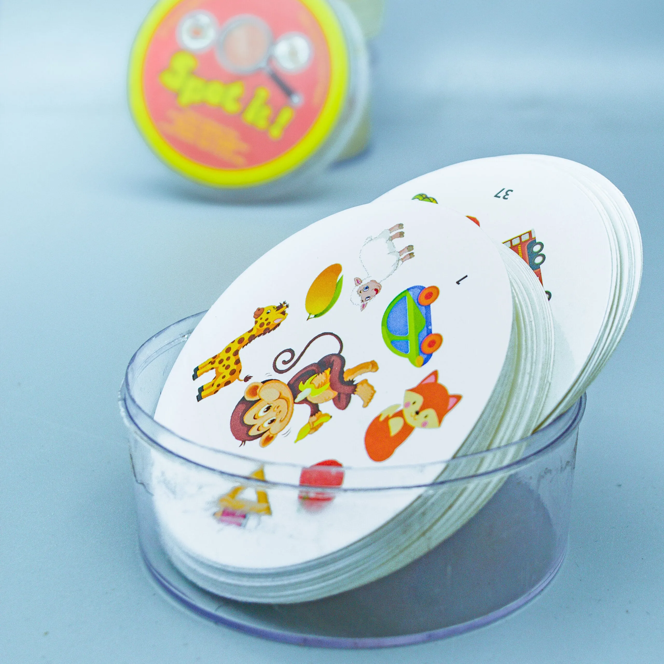 Spot it! Active Play with Acrylic Box - 46 Cards - 01A