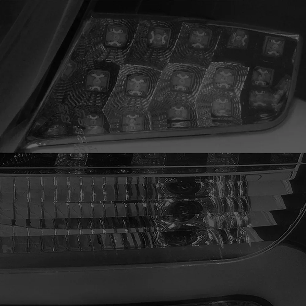 Spyder LED Tail Lights Ford Focus Hatch (2012-2014) w/ Sequential Turn Signal - Black / Smoke / Red Clear