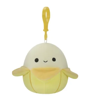 Squishmallows 3.5 Inch Plush Clip-On  Junie The Yellow Banana