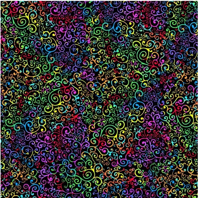 SWIRLY VINES FABRIC