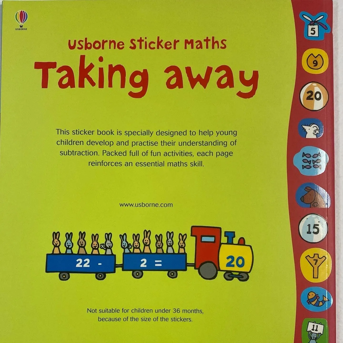 Taking Away (Usborne Sticker Maths)
