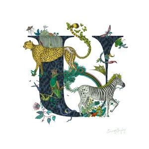 'U' Monogram Fine Art Print