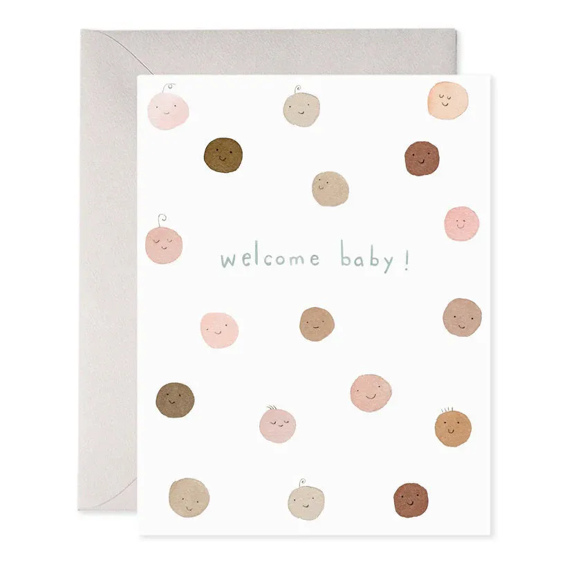 WELCOME BABY GREETING CARD