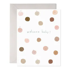WELCOME BABY GREETING CARD