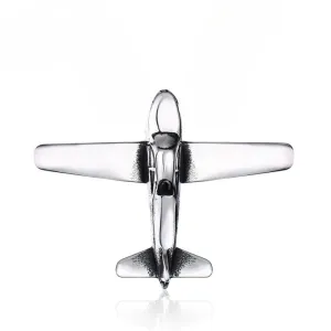 Wholesale Retro Aircraft-Shaped Pendant in Titanium Steel for Men