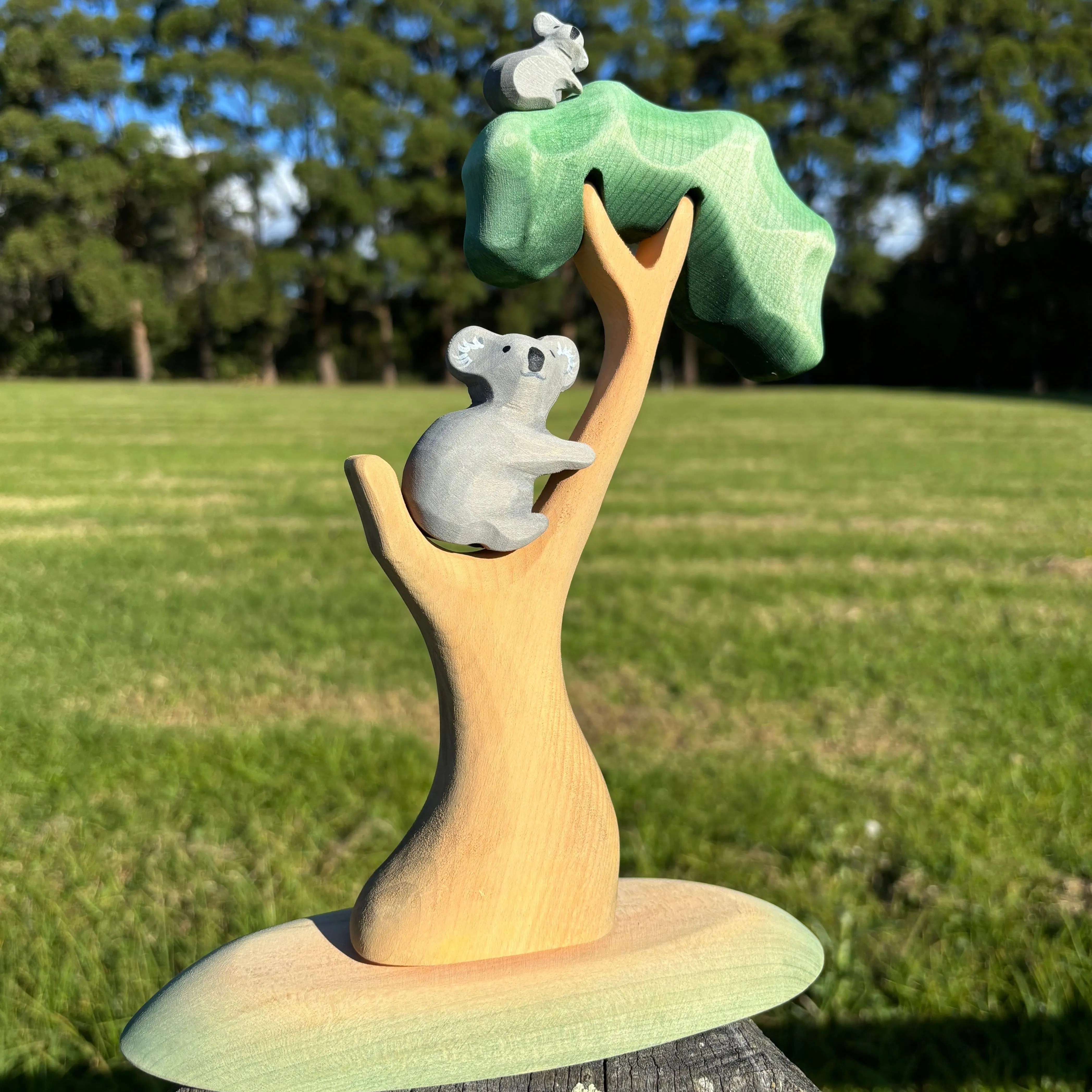 Wooden Gum Tree