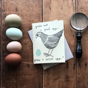 You are a Great Egg Card